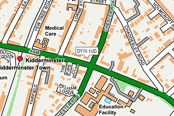 DY10 1UD map - OS OpenMap – Local (Ordnance Survey)