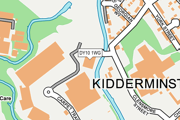 DY10 1WG map - OS OpenMap – Local (Ordnance Survey)