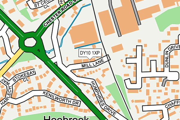 DY10 1XP map - OS OpenMap – Local (Ordnance Survey)