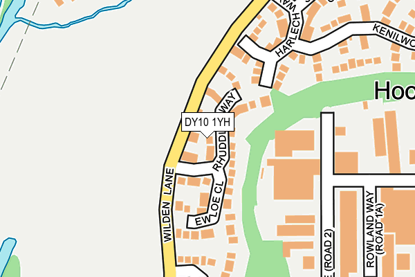 DY10 1YH map - OS OpenMap – Local (Ordnance Survey)