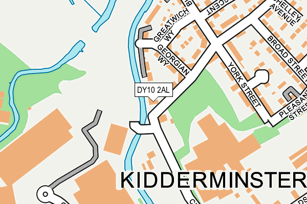 DY10 2AL map - OS OpenMap – Local (Ordnance Survey)