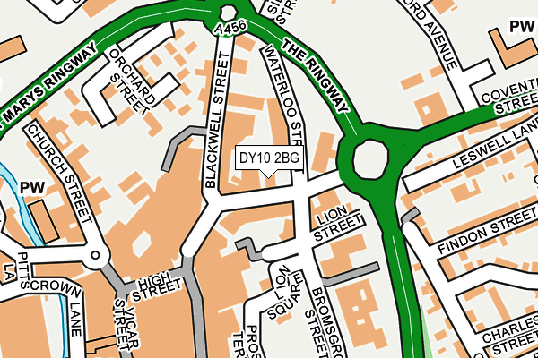 DY10 2BG map - OS OpenMap – Local (Ordnance Survey)