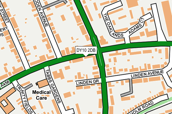DY10 2DB map - OS OpenMap – Local (Ordnance Survey)