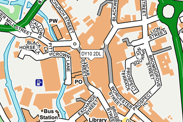 DY10 2DL map - OS OpenMap – Local (Ordnance Survey)