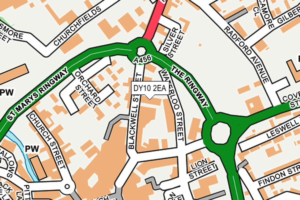 DY10 2EA map - OS OpenMap – Local (Ordnance Survey)