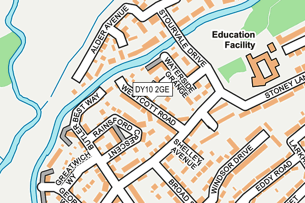 DY10 2GE map - OS OpenMap – Local (Ordnance Survey)