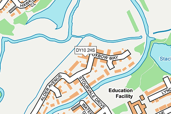 DY10 2HS map - OS OpenMap – Local (Ordnance Survey)