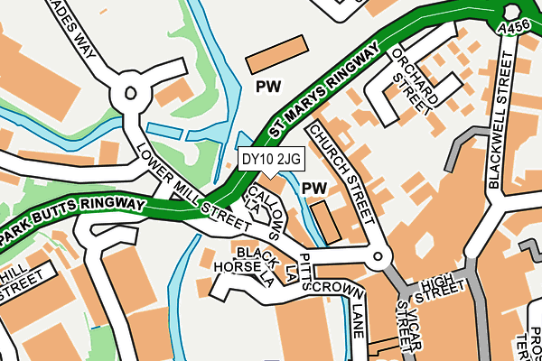 DY10 2JG map - OS OpenMap – Local (Ordnance Survey)