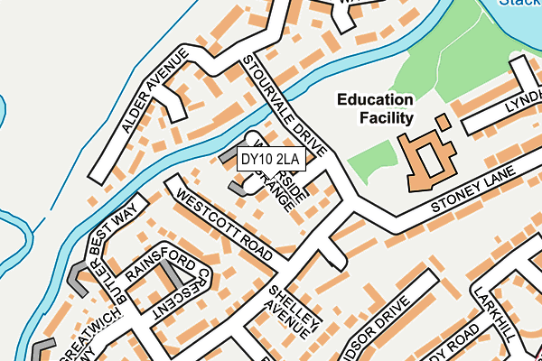 DY10 2LA map - OS OpenMap – Local (Ordnance Survey)