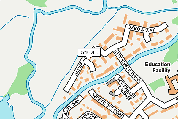 DY10 2LD map - OS OpenMap – Local (Ordnance Survey)