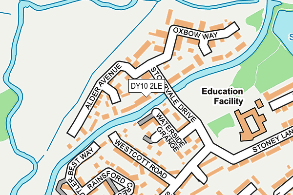 DY10 2LE map - OS OpenMap – Local (Ordnance Survey)