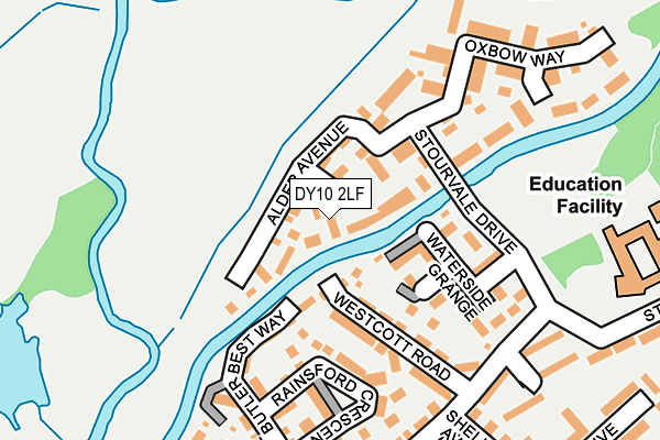 DY10 2LF map - OS OpenMap – Local (Ordnance Survey)