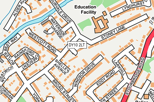 DY10 2LT map - OS OpenMap – Local (Ordnance Survey)