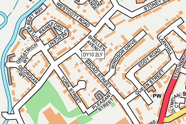 DY10 2LY map - OS OpenMap – Local (Ordnance Survey)