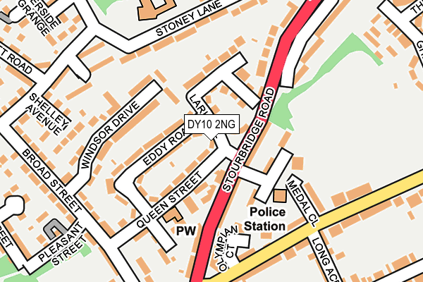 DY10 2NG map - OS OpenMap – Local (Ordnance Survey)