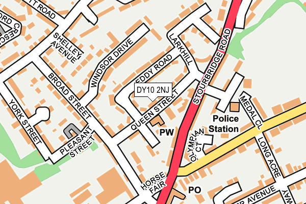 DY10 2NJ map - OS OpenMap – Local (Ordnance Survey)