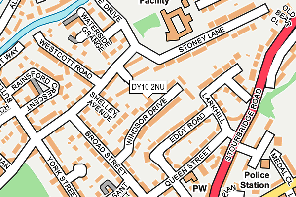 DY10 2NU map - OS OpenMap – Local (Ordnance Survey)