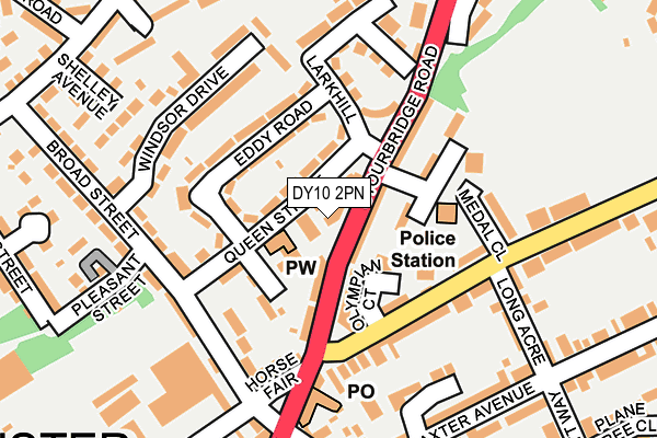 DY10 2PN map - OS OpenMap – Local (Ordnance Survey)