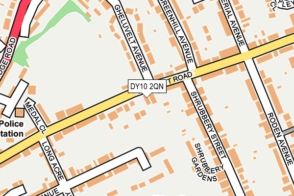 DY10 2QN map - OS OpenMap – Local (Ordnance Survey)