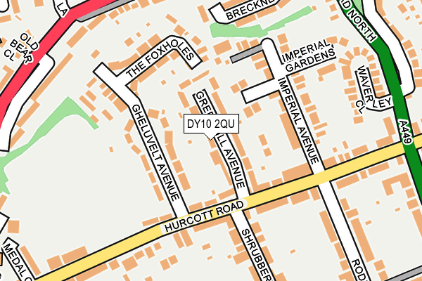 DY10 2QU map - OS OpenMap – Local (Ordnance Survey)