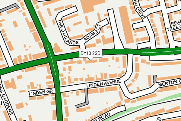 DY10 2SD map - OS OpenMap – Local (Ordnance Survey)