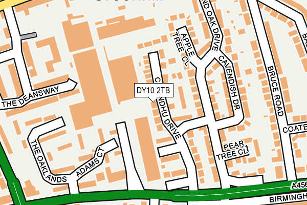 DY10 2TB map - OS OpenMap – Local (Ordnance Survey)