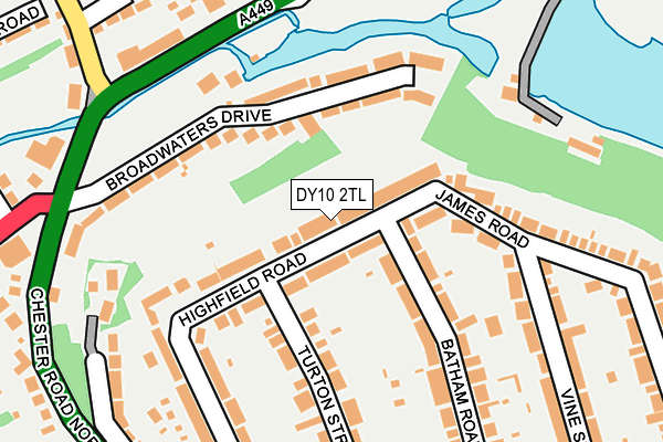 DY10 2TL map - OS OpenMap – Local (Ordnance Survey)