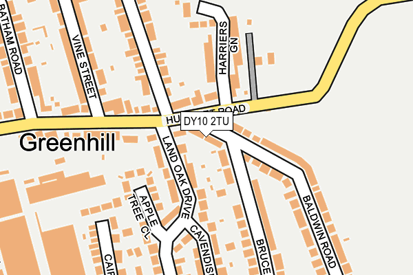DY10 2TU map - OS OpenMap – Local (Ordnance Survey)