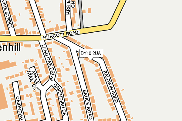 DY10 2UA map - OS OpenMap – Local (Ordnance Survey)