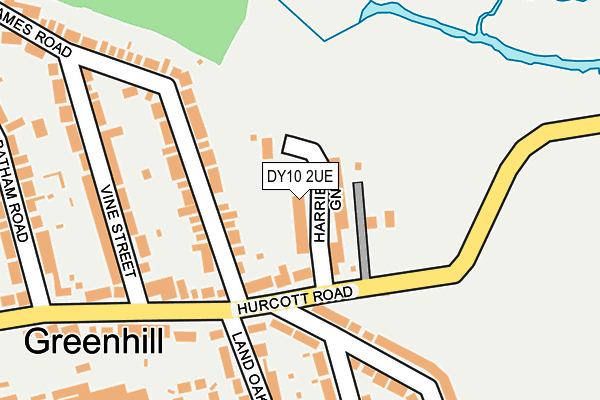 DY10 2UE map - OS OpenMap – Local (Ordnance Survey)