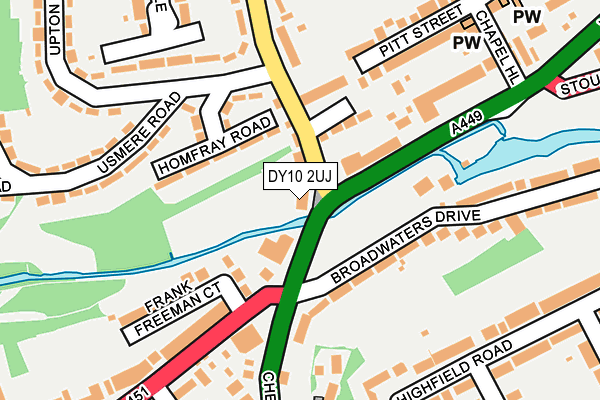 DY10 2UJ map - OS OpenMap – Local (Ordnance Survey)