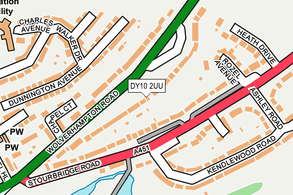DY10 2UU map - OS OpenMap – Local (Ordnance Survey)