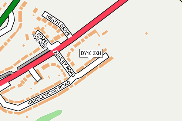 DY10 2XH map - OS OpenMap – Local (Ordnance Survey)