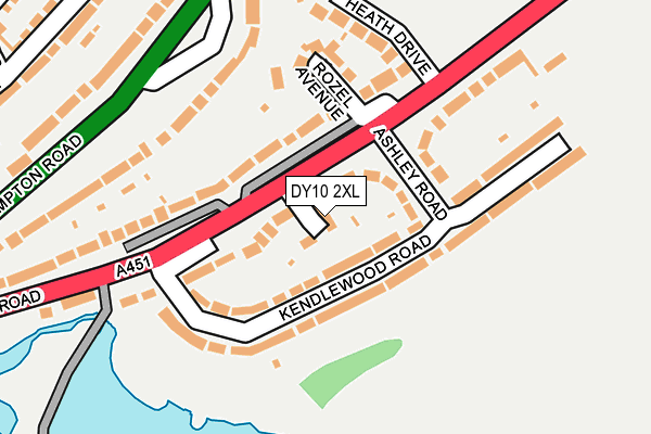 DY10 2XL map - OS OpenMap – Local (Ordnance Survey)