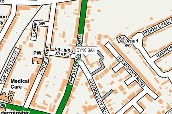 DY10 3AH map - OS OpenMap – Local (Ordnance Survey)
