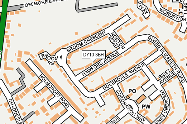 DY10 3BH map - OS OpenMap – Local (Ordnance Survey)
