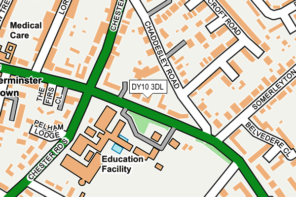 DY10 3DL map - OS OpenMap – Local (Ordnance Survey)