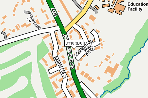 DY10 3DX map - OS OpenMap – Local (Ordnance Survey)