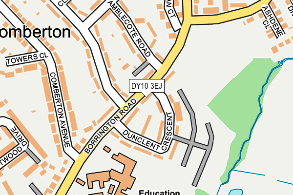 DY10 3EJ map - OS OpenMap – Local (Ordnance Survey)