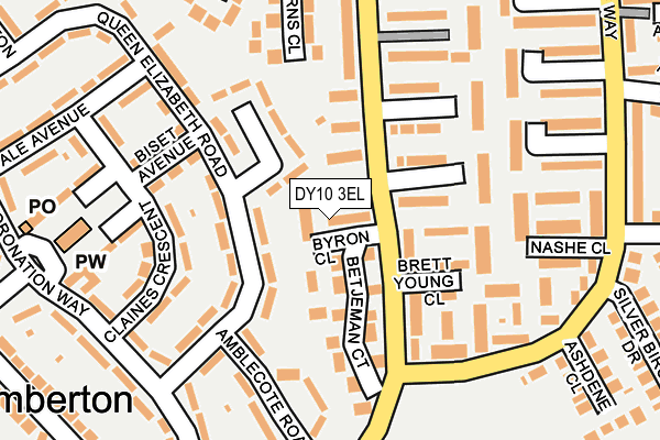 DY10 3EL map - OS OpenMap – Local (Ordnance Survey)
