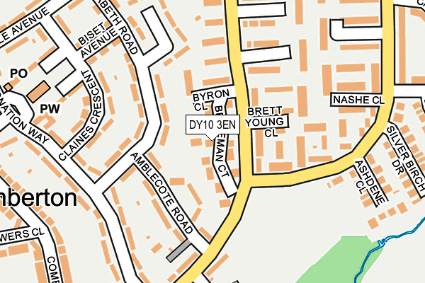 DY10 3EN map - OS OpenMap – Local (Ordnance Survey)