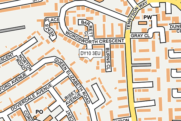 DY10 3EU map - OS OpenMap – Local (Ordnance Survey)