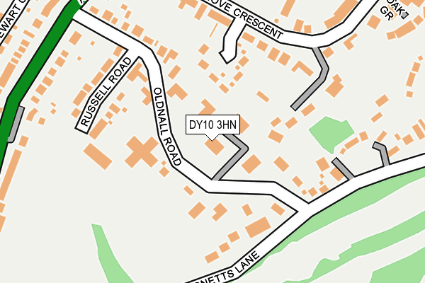 DY10 3HN map - OS OpenMap – Local (Ordnance Survey)