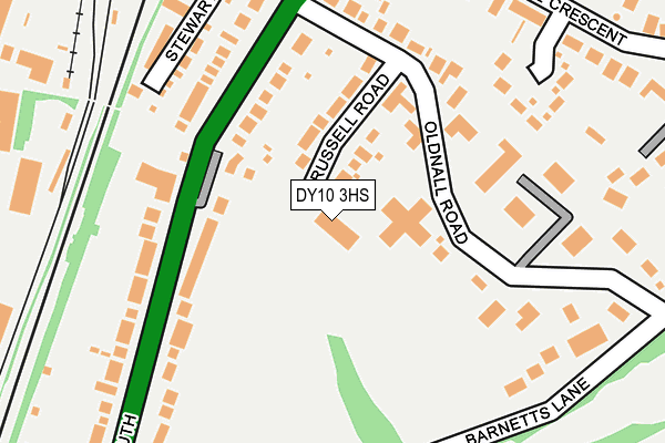 DY10 3HS map - OS OpenMap – Local (Ordnance Survey)