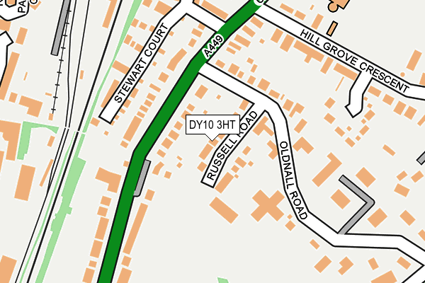 DY10 3HT map - OS OpenMap – Local (Ordnance Survey)