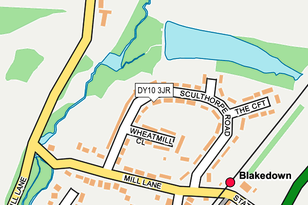 DY10 3JR map - OS OpenMap – Local (Ordnance Survey)