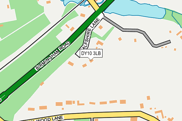 DY10 3LB map - OS OpenMap – Local (Ordnance Survey)