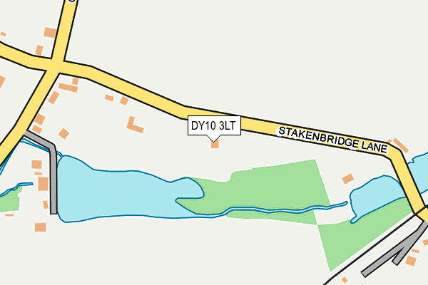 DY10 3LT map - OS OpenMap – Local (Ordnance Survey)