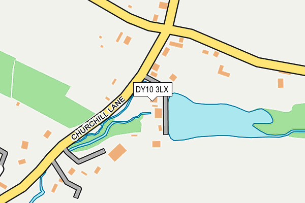 DY10 3LX map - OS OpenMap – Local (Ordnance Survey)