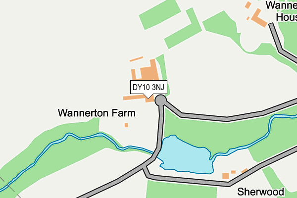 DY10 3NJ map - OS OpenMap – Local (Ordnance Survey)